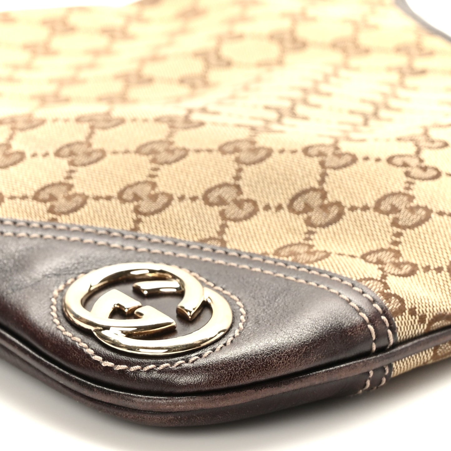 Monogram Medium New Britt Hobo Dark Brown