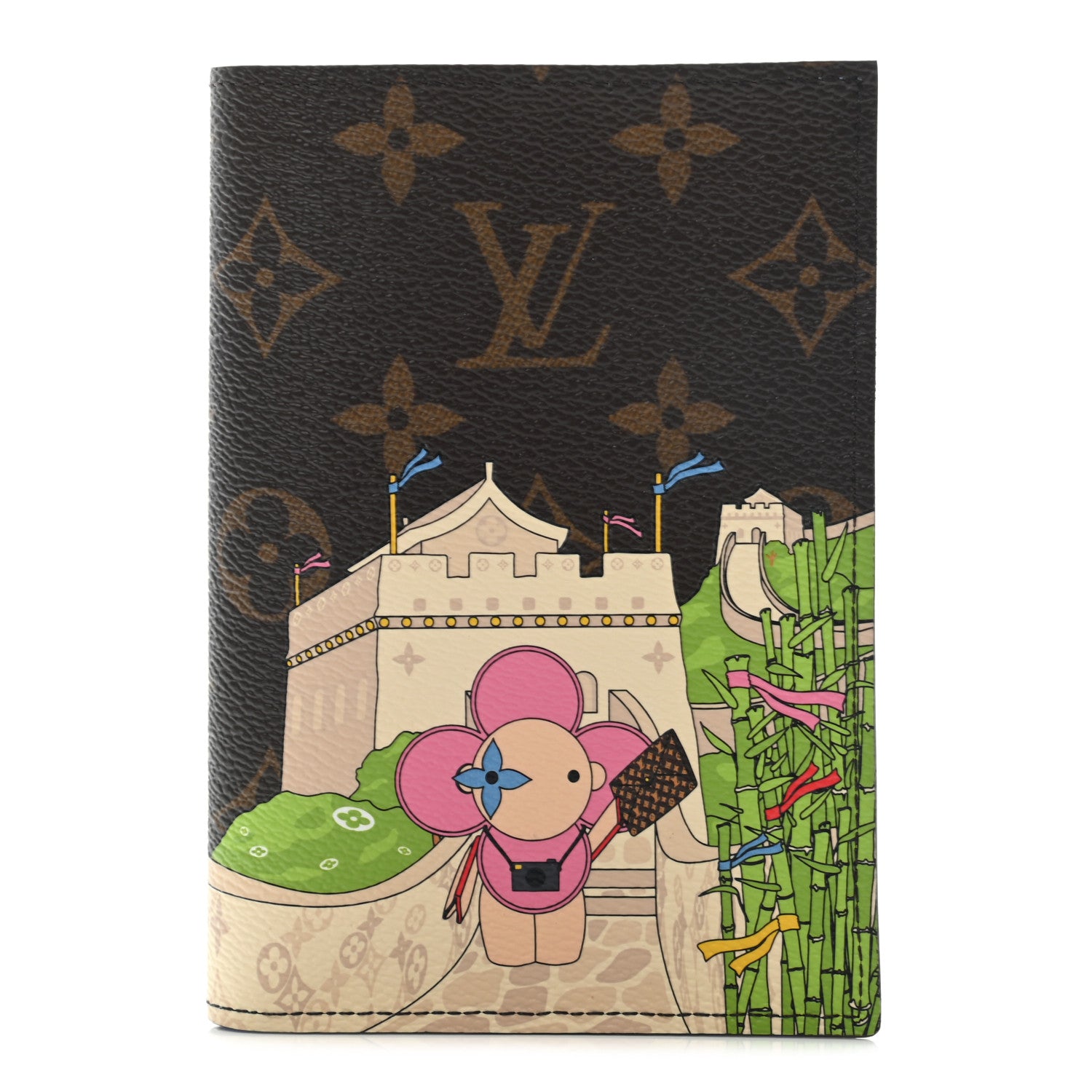 Louis Vuitton Monogram 2021 Christmas Animation China Passport Cover Myosotis Blue 1 of 6