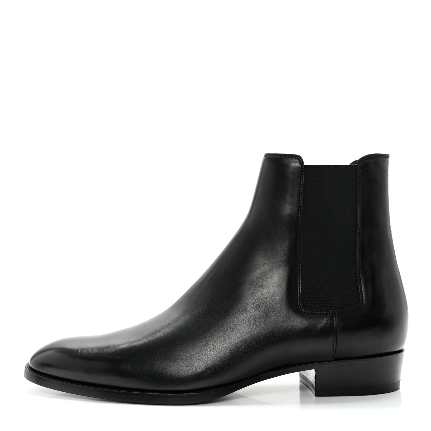 Calfskin Mens Wyatt Chelsea Boots 45 Black