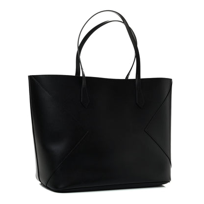 Givenchy Smooth Calfskin Wing Shopper Tote Black White 2 of 4