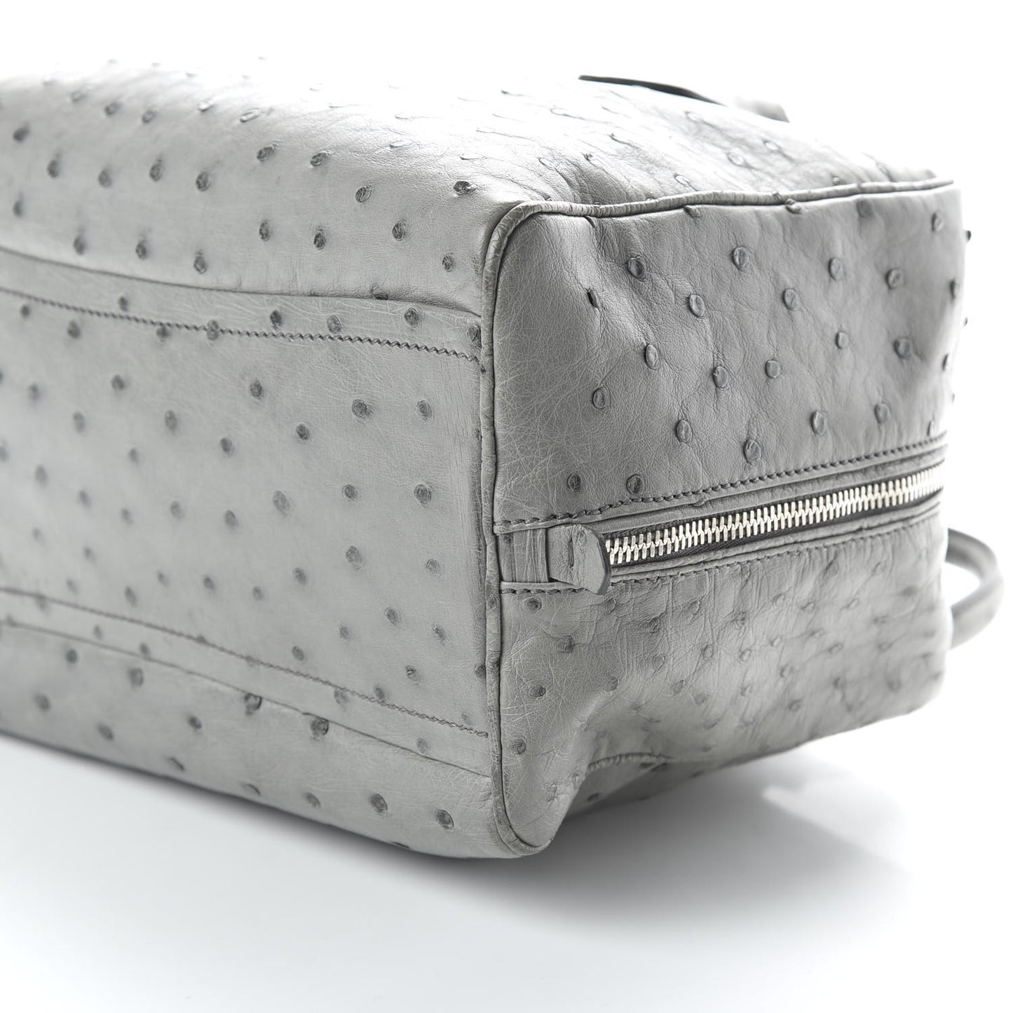 Ostrich Lage Inside Tote Grey