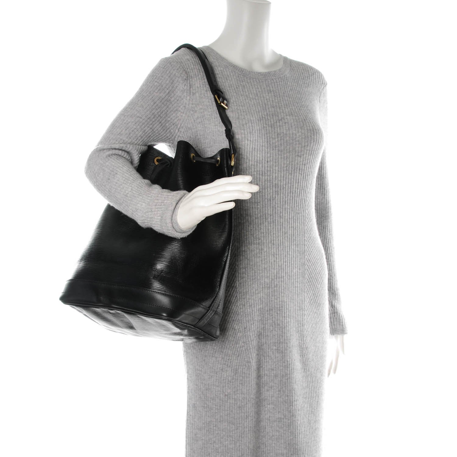 Louis Vuitton Epi Noe Black 2 of 9