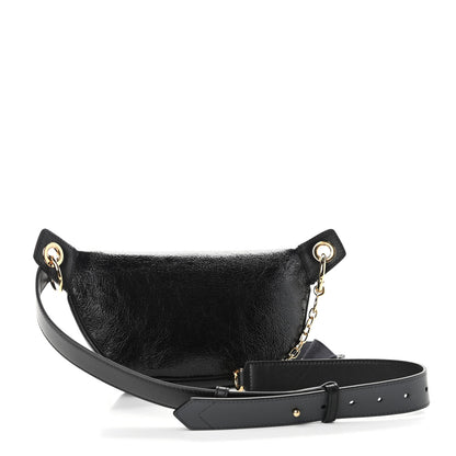 Givenchy Crackle Calfskin ID Belt Bag Black 3 of 10