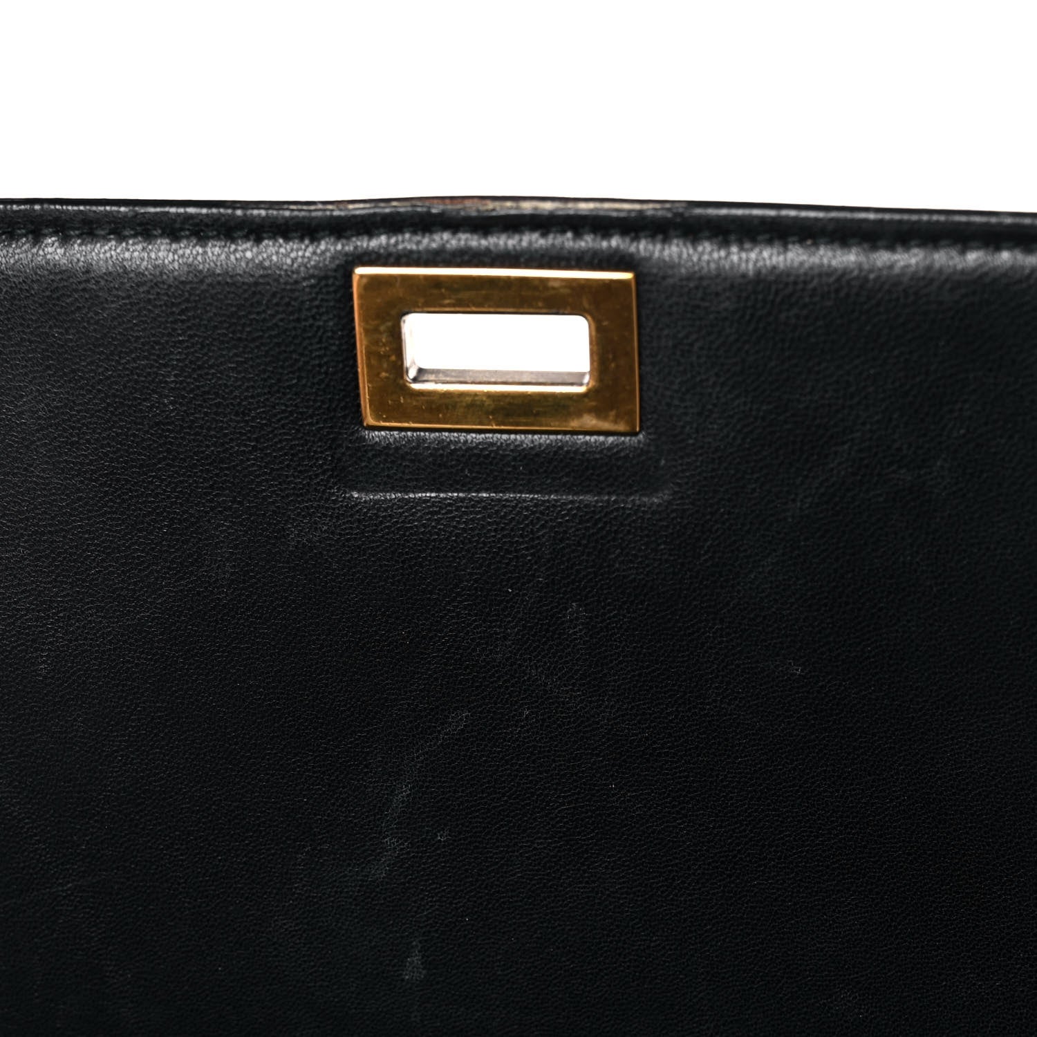 Celine Liege Calfskin Large Classic Box Flap Bag Black 15 of 16