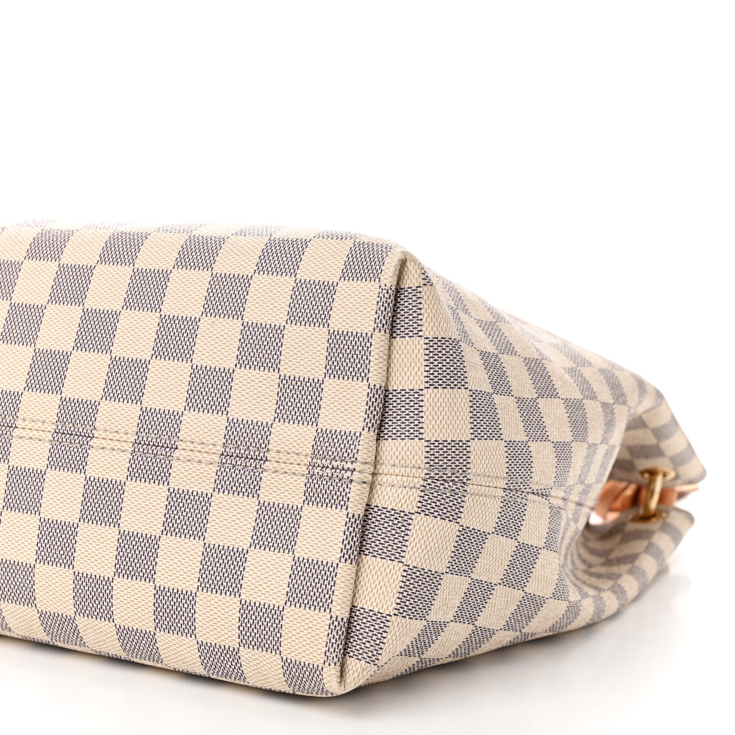 Louis Vuitton Damier Azur Graceful MM Rose Ballerine 9 of 9
