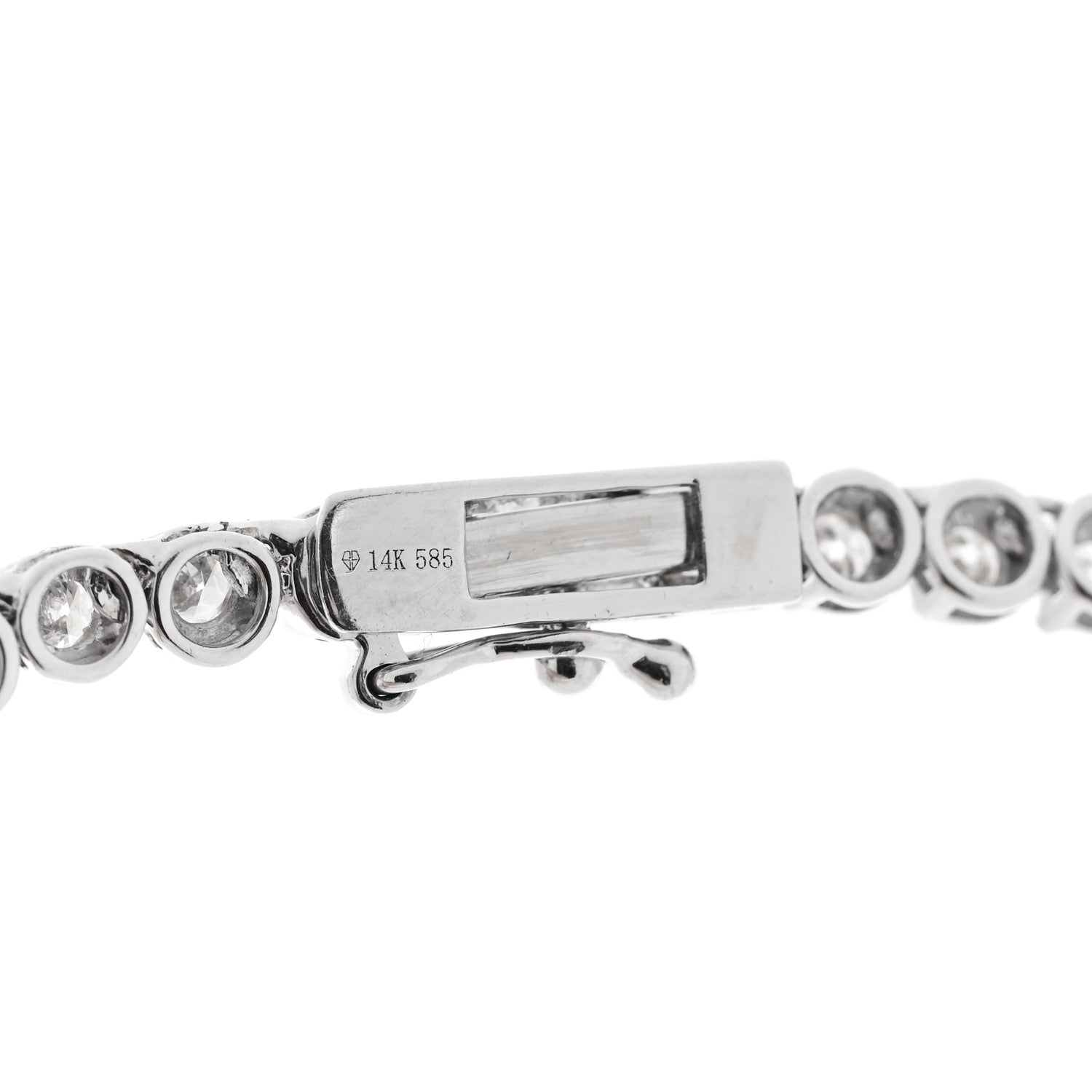 Parker & West by FASHIONPHILE 14K White Gold Diamond 4.96ctw Tennis Necklace 6 of 6