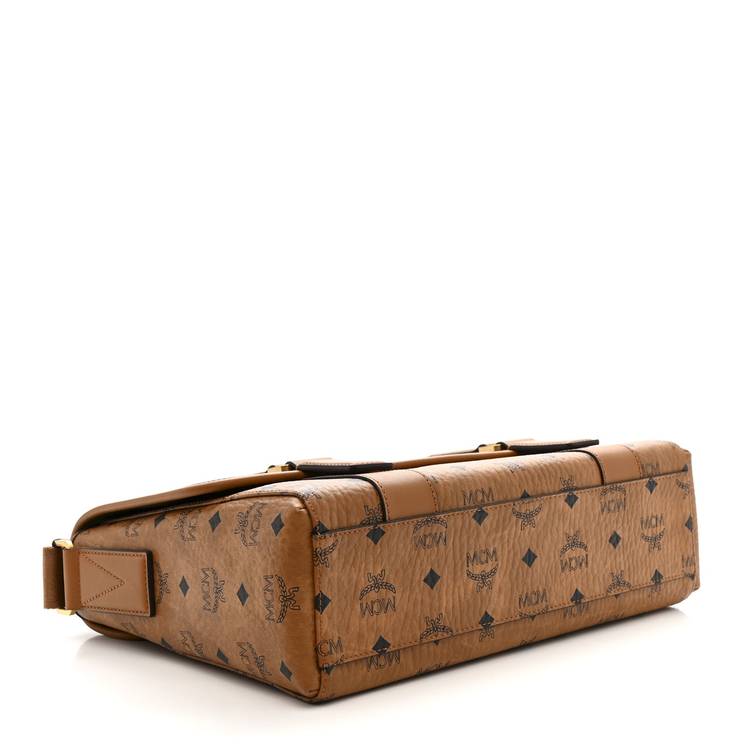 Visetos Medium Aren Messenger Bag Cognac