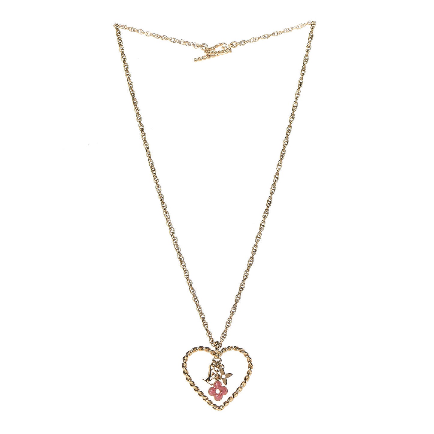 Sweet Monogram In My Heart Necklace