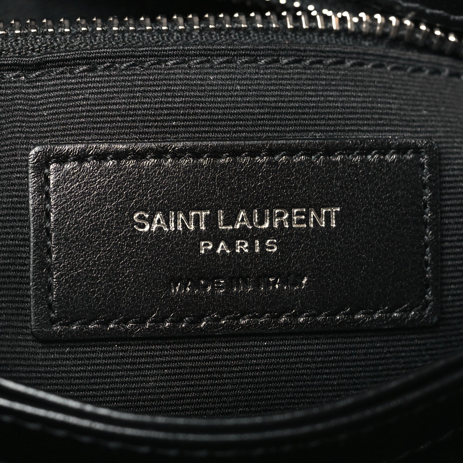 Saint Laurent Calfskin Y Quilted Monogram Toy Loulou Crossbody Bag Black 6 of 11
