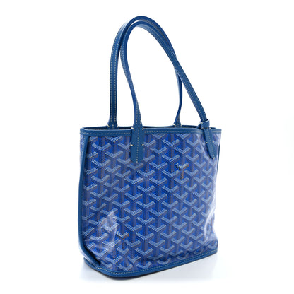 Goyard Goyardine Sunflower Reversible Mini Anjou Sky Blue 5 of 16