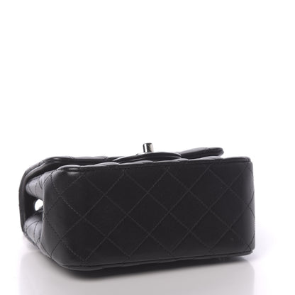 Chanel Lambskin Quilted Mini Square Flap Black 4 of 11
