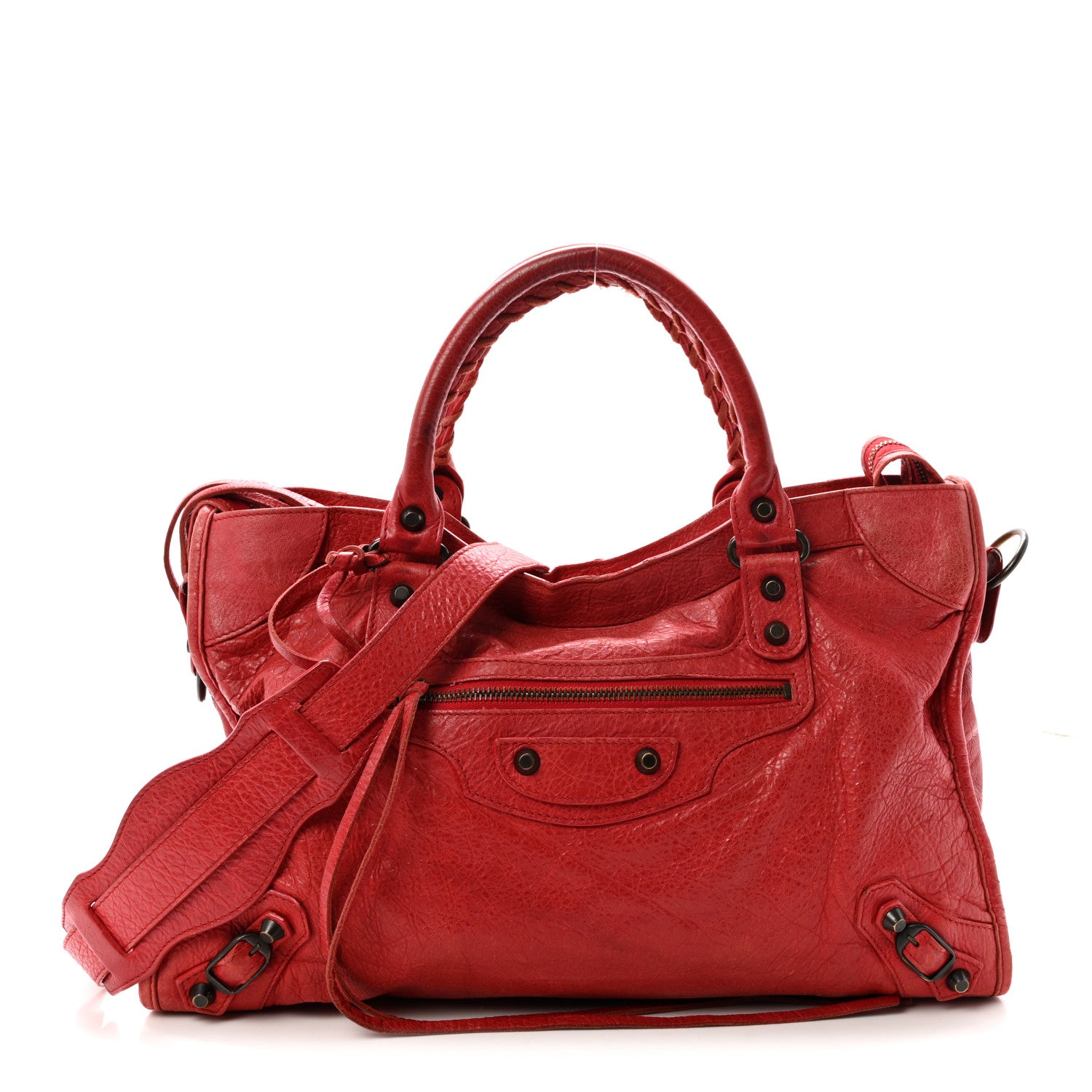Balenciaga Agneau Classic Hardware City Rouge Coquelicot 1 of 11