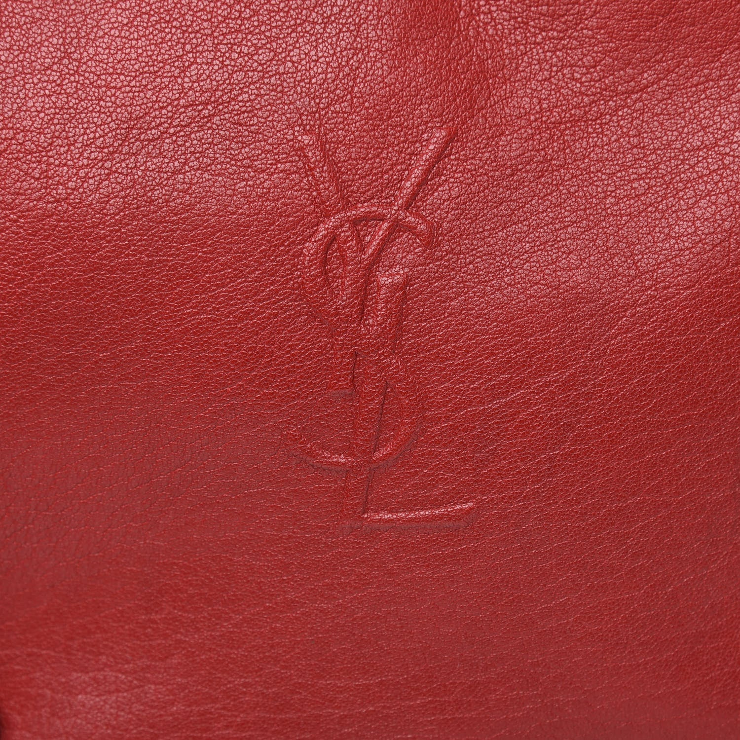Saint Laurent Calfskin Monogram Small Lou Camera Bag Red 15 of 16