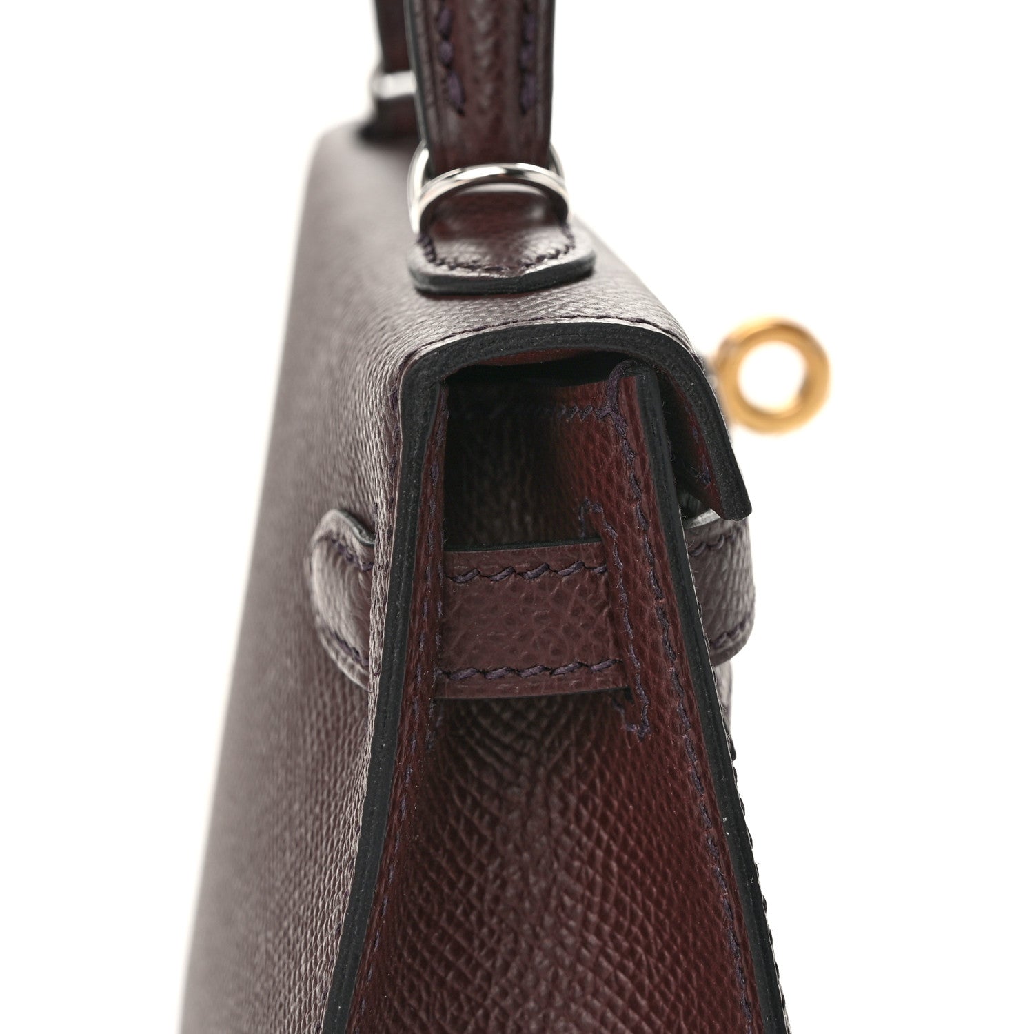 Hermes Epsom Mini Kelly Sellier 20 Rouge Sellier 12 of 13