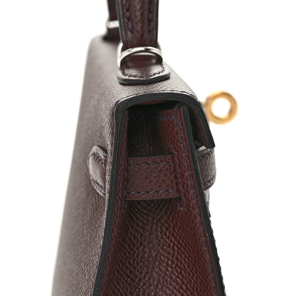 Hermes Epsom Mini Kelly Sellier 20 Rouge Sellier 12 of 13