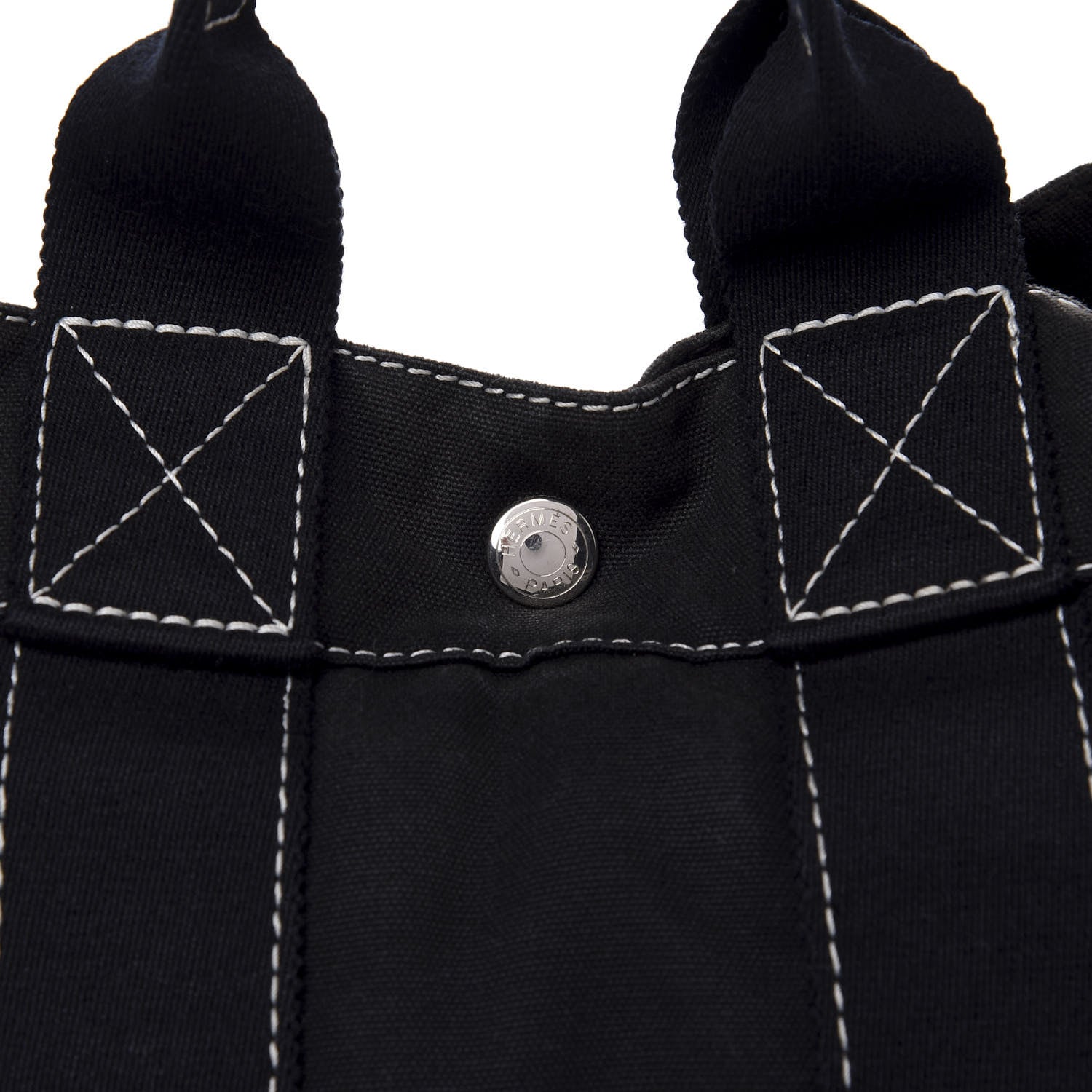 Hermes Canvas Fourre Tout PM Black 8 of 8