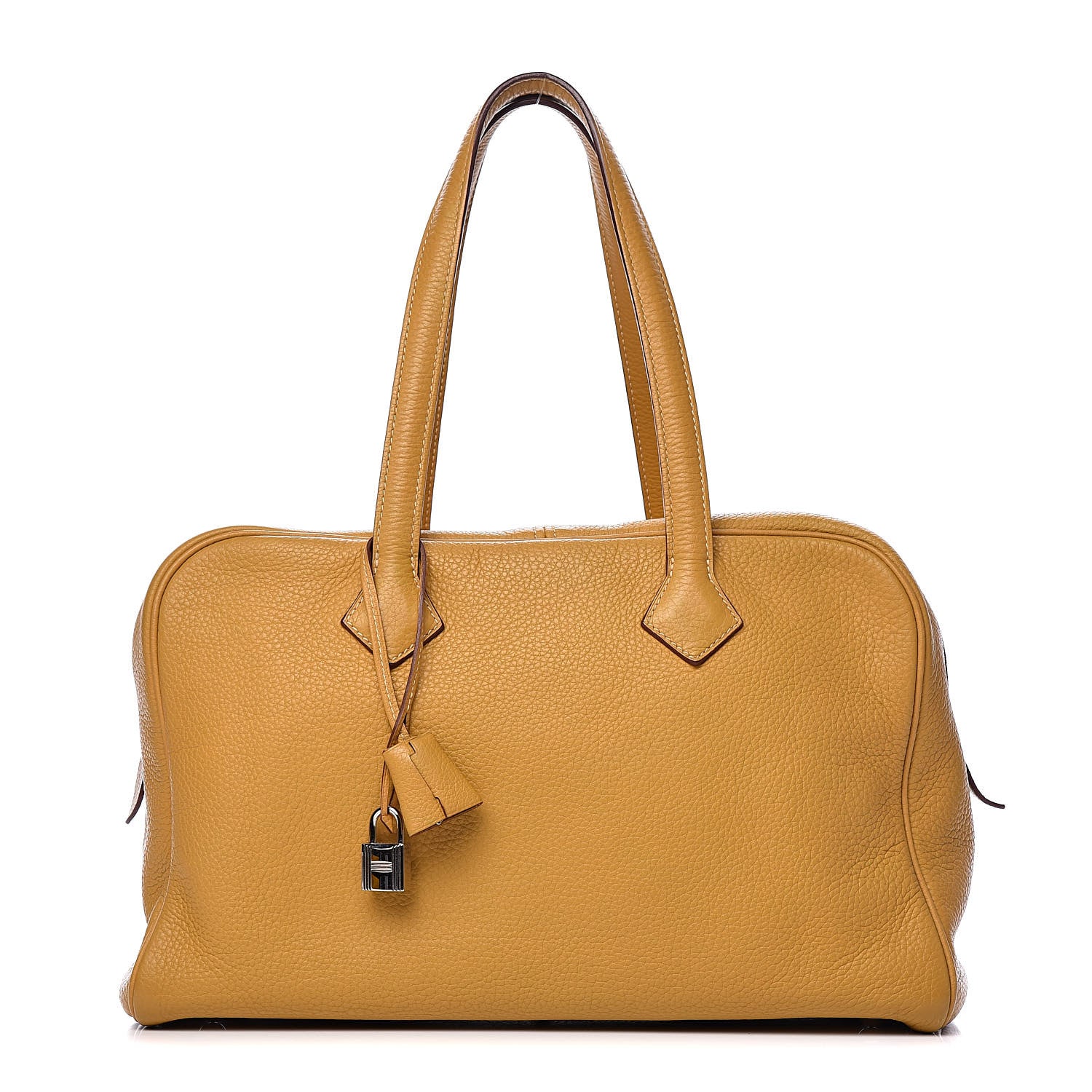 Hermes Taurillon Clemence Victoria II 35 Curry 1 of 12
