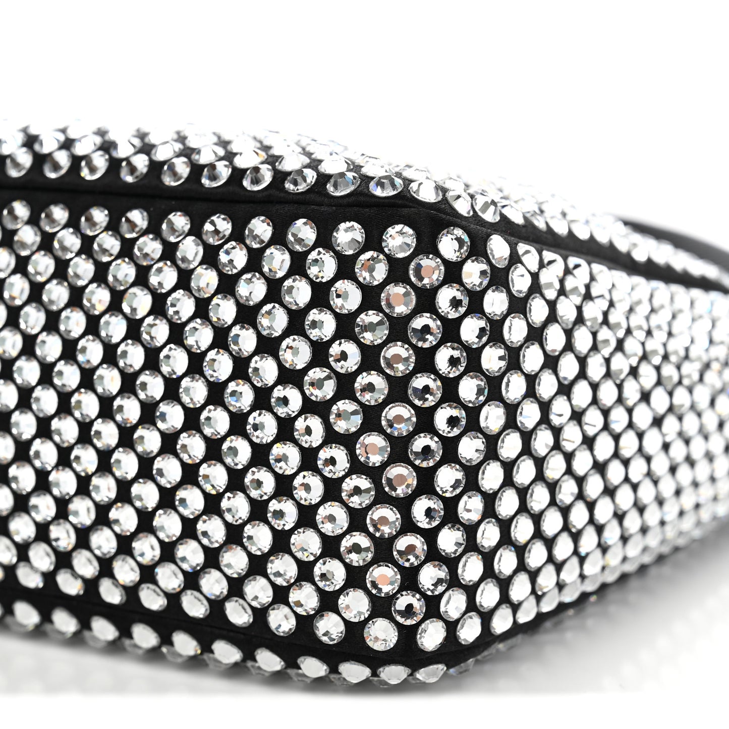 Satin Crystal Mini Re-Edition 2000 Bag Cristal