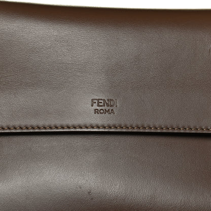 Fendi Vitello Century F is Fendi Bi-Color FF 1974 Embossed Kan I Shoulder Bag Maya Black 11 of 17