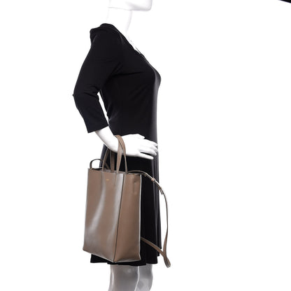 Celine Grained Calfskin Small Vertical Cabas Taupe 2 of 10