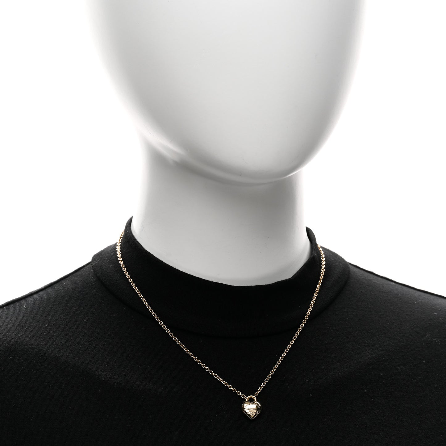 18K Yellow Gold Return to Tiffany Full Heart Pendant Necklace