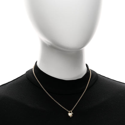 Tiffany 18K Yellow Gold Return to Tiffany Full Heart Pendant Necklace 2 of 5