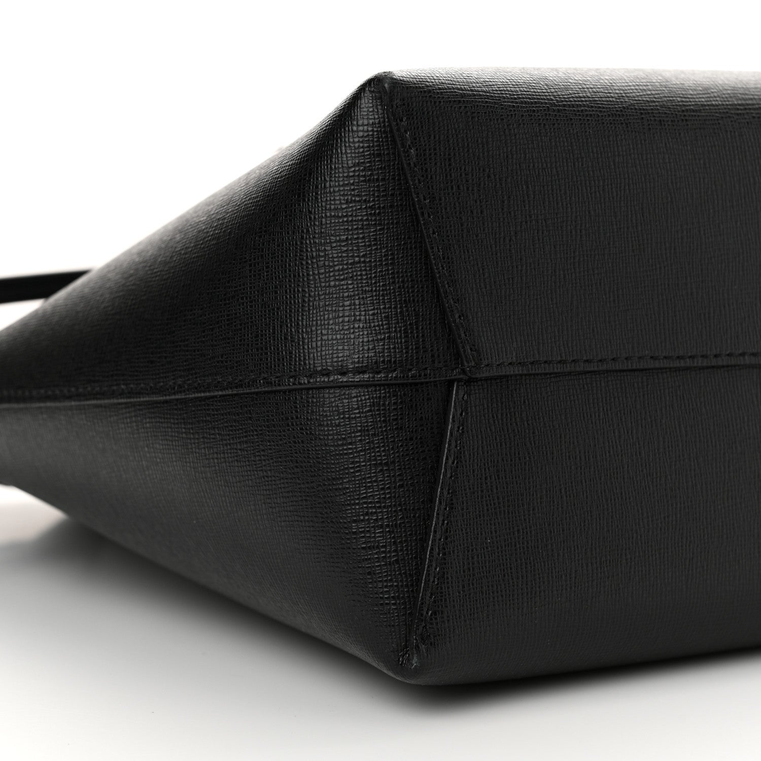 Mansur Gavriel Calfskin Mini Bucket Bag Black Flamma 8 of 9