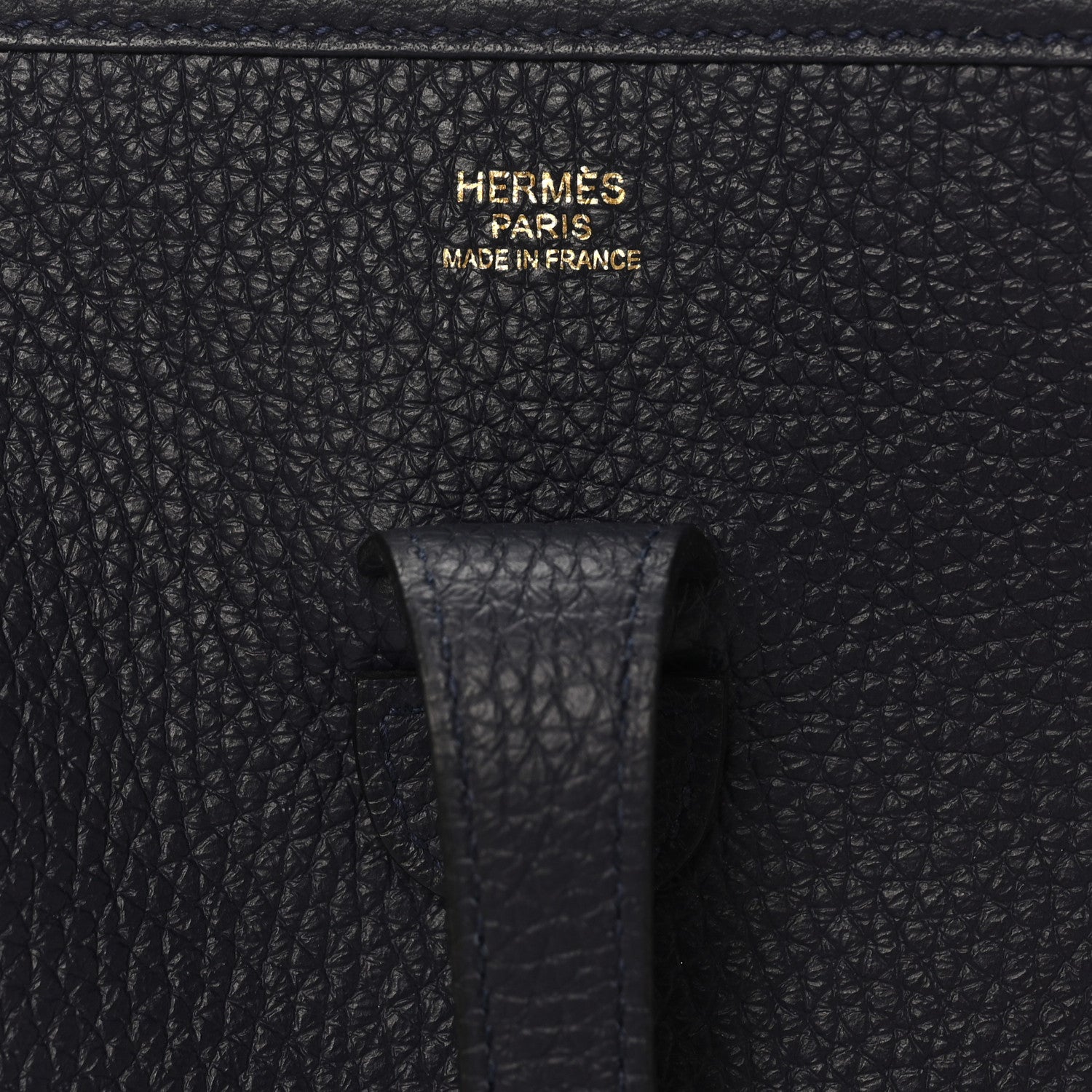 Hermes Taurillon Clemence EVELYNE III PM Bleu Nuit 6 of 10