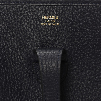 Hermes Taurillon Clemence EVELYNE III PM Bleu Nuit 6 of 10