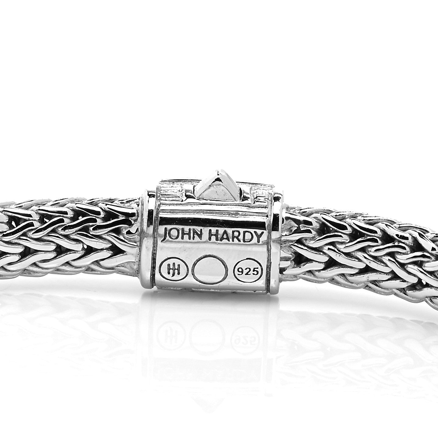 John Hardy Sterling Silver Blue Sapphire 5mm Classic Chain Bracelet 6 of 7
