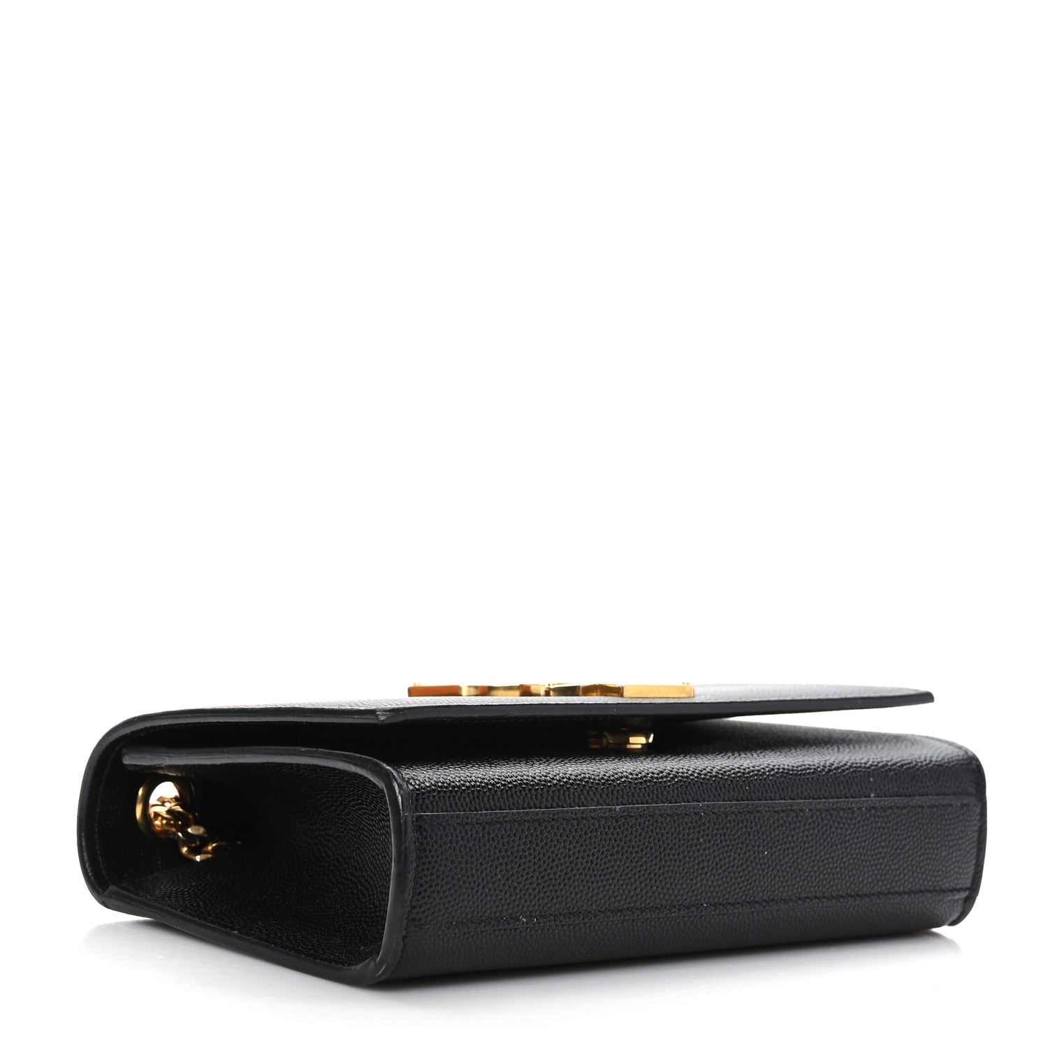 Saint Laurent Grain De Poudre Small Monogram Kate Satchel Black 4 of 8
