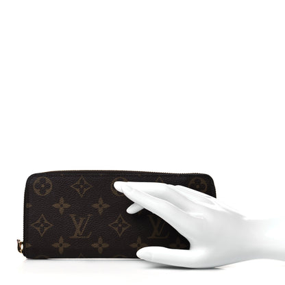 Louis Vuitton Monogram Clemence Wallet Rose Ballerine 2 of 7