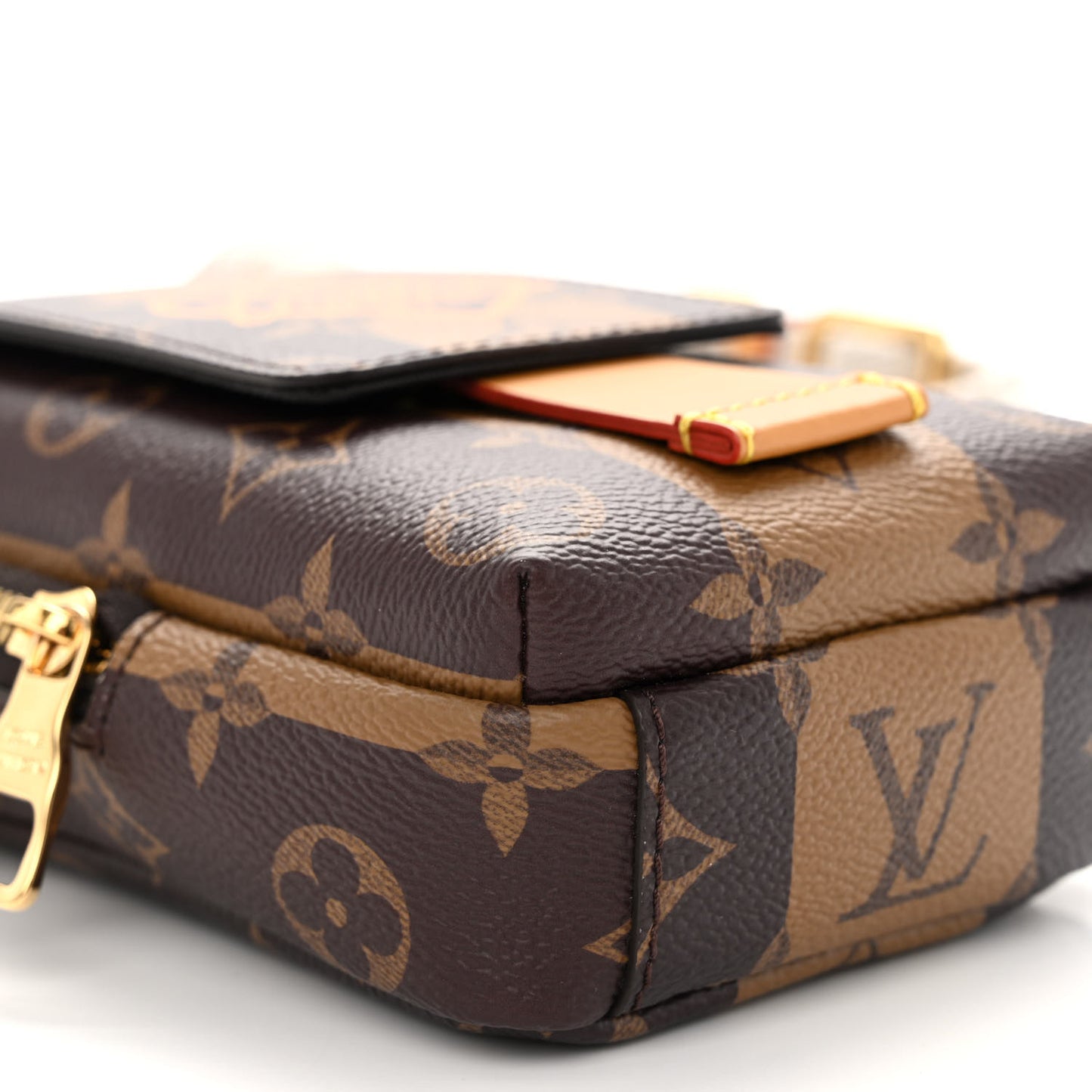X NIGO Reverse Monogram Flat Double Phone Pouch