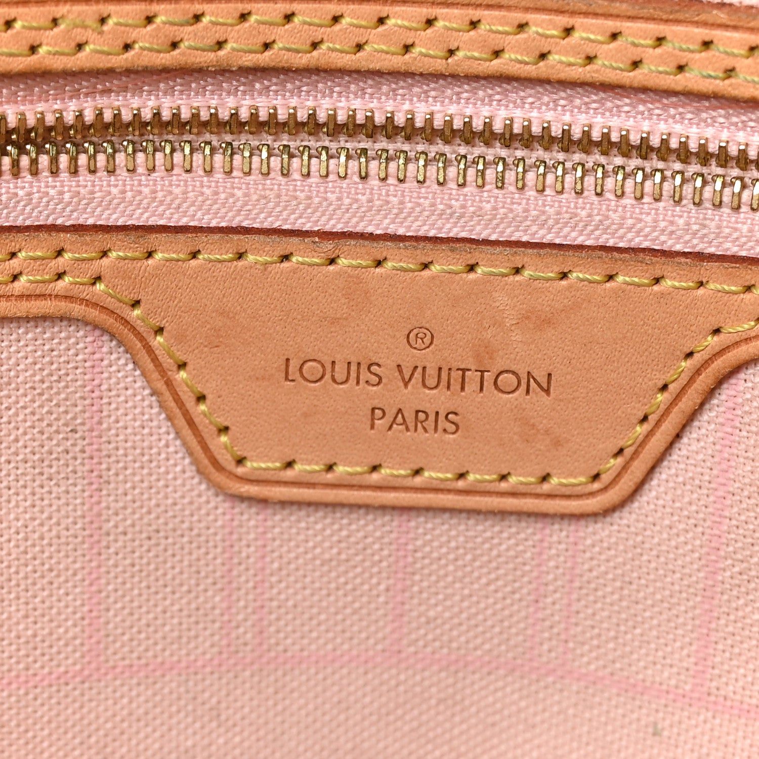 Louis Vuitton Damier Azur Neo Neverfull MM Rose Ballerine 8 of 15