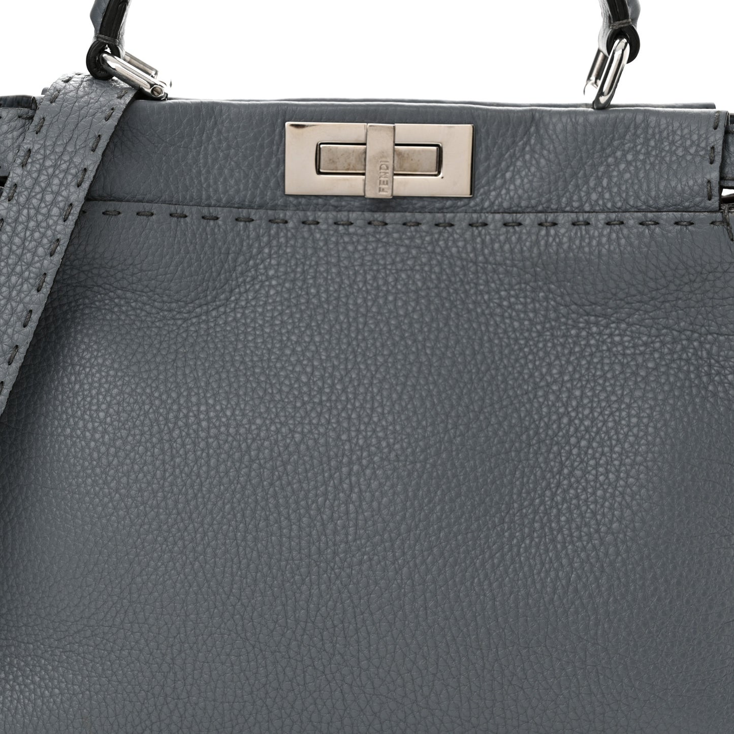 Cuoio Romano Selleria Bi-Color Medium Peekaboo Iconic Satchel Nube Bordeaux