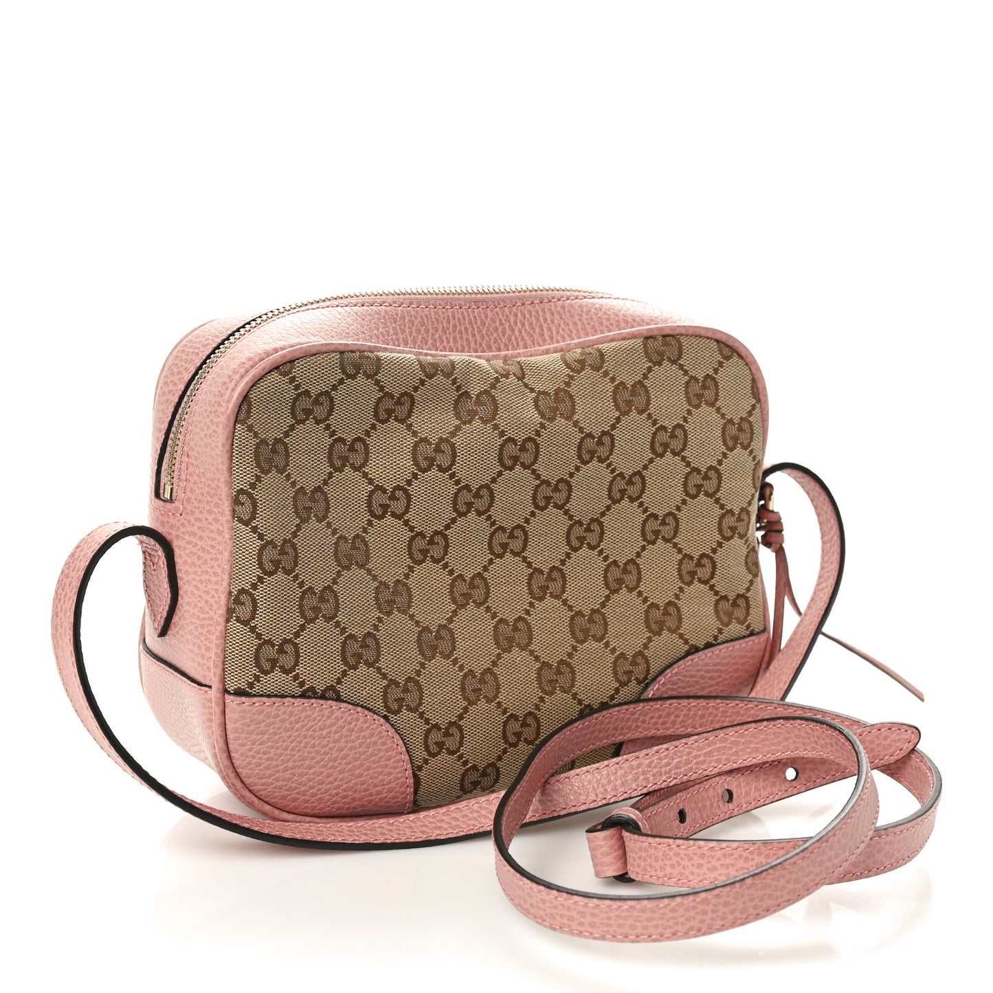 Monogram Mini Bree Messenger Bag Beige Soft Pink