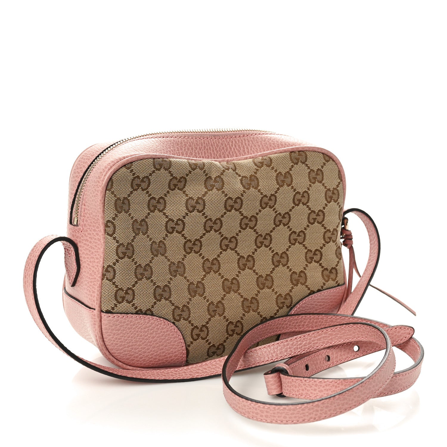 Gucci Monogram Mini Bree Messenger Bag Beige Soft Pink 2 of 10