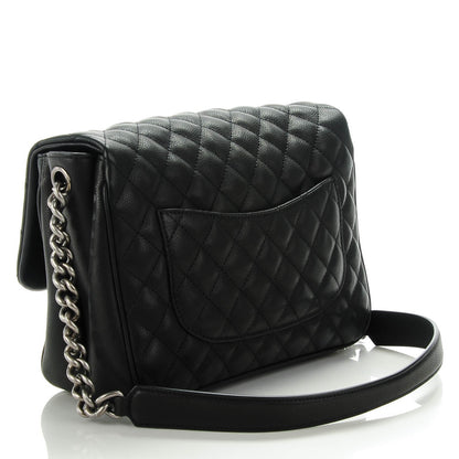 Chanel Caviar Quilted Medium Rock In Rome Flap Black 3 of 8