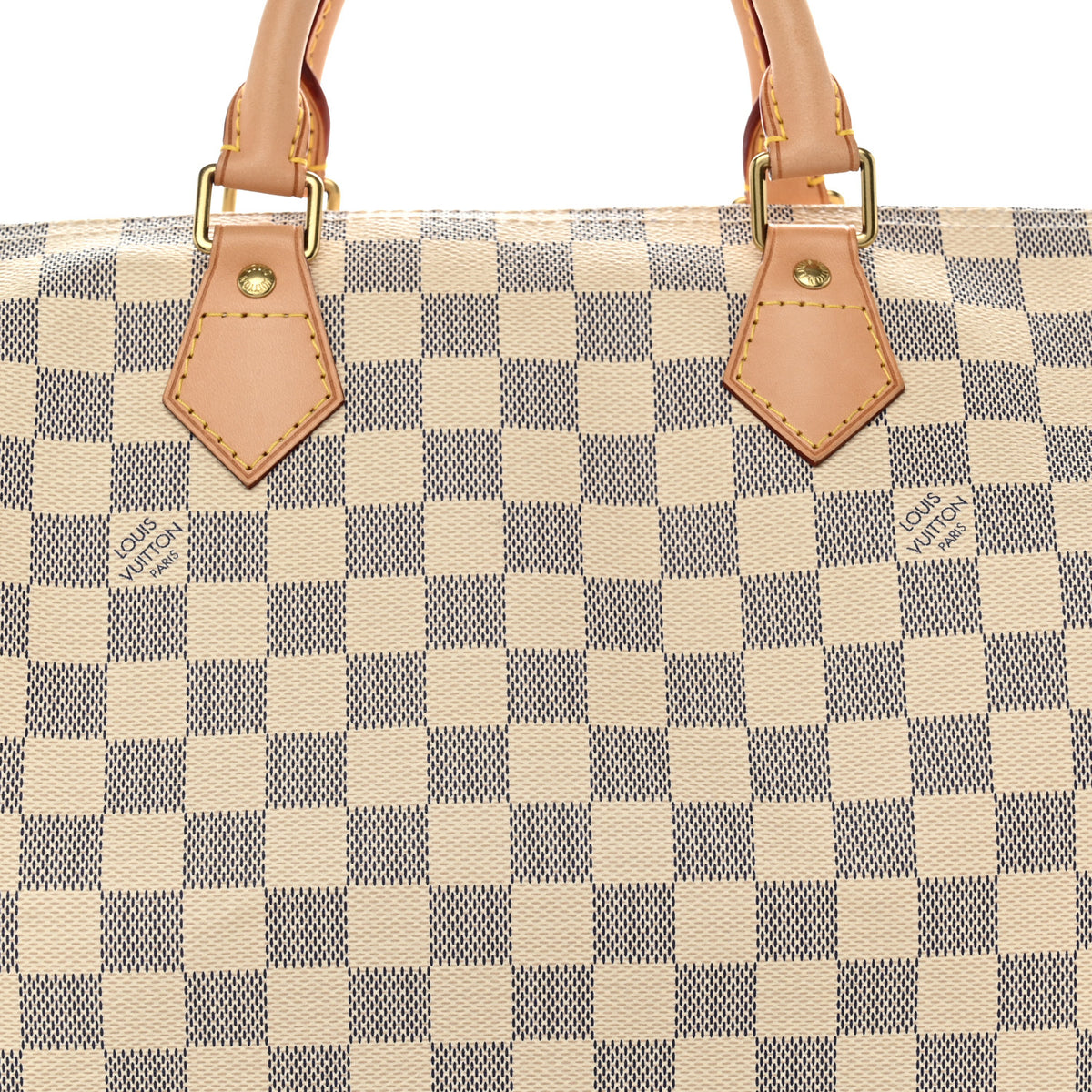 Louis Vuitton Damier Azur Speedy 30 7 of 10