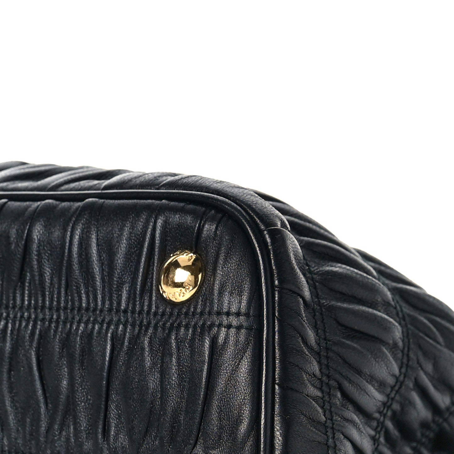Nappa Gaufre Tote Black