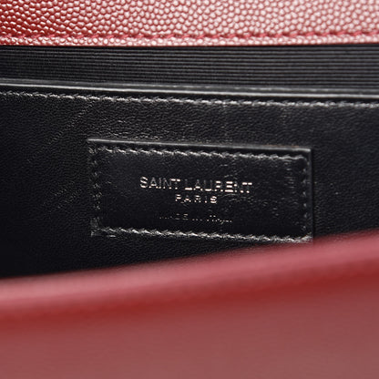 Saint Laurent Grain De Poudre Large Classic Monogram Kate Satchel Palissandre 6 of 16