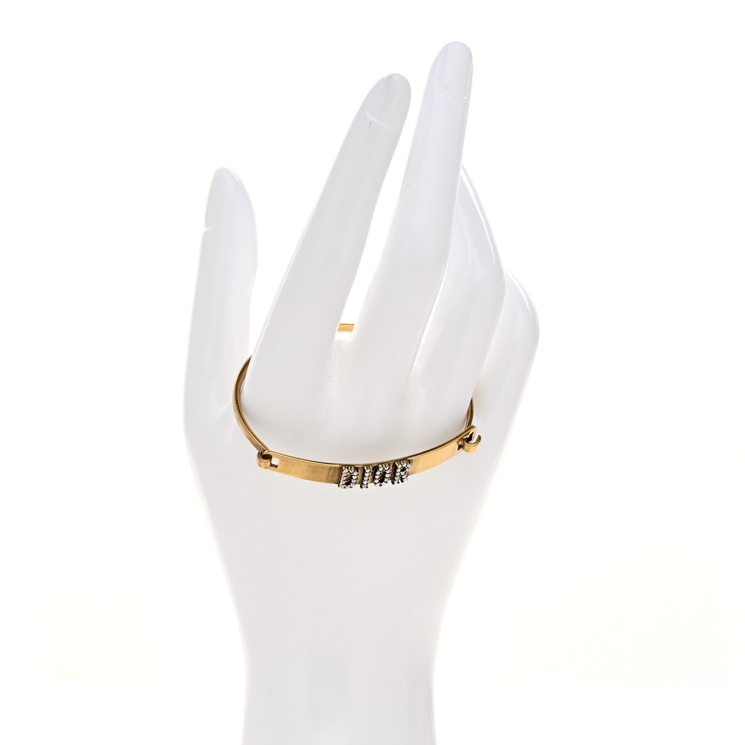 Christian Dior Metal Crystal Dio(r)evolution Bracelet Gold 2 of 4