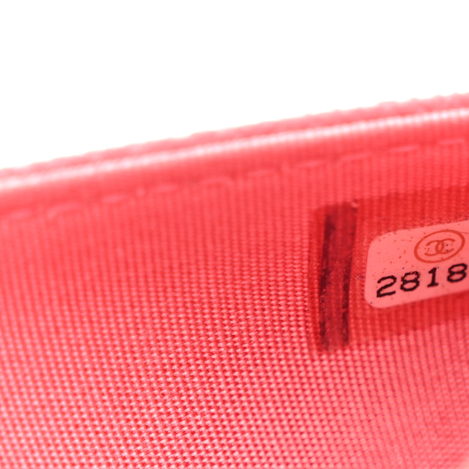 Chanel Caviar Quilted Vintage Mademoiselle Wallet On Chain WOC Dark Pink 9 of 12