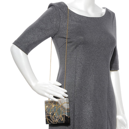 Judith Leiber Swarovski Crystal Minaudiere Clutch 2 of 6