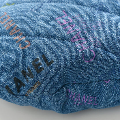 Chanel Denim Quilted Denim Mood Maxi Hobo Blue Multicolor 7 of 8
