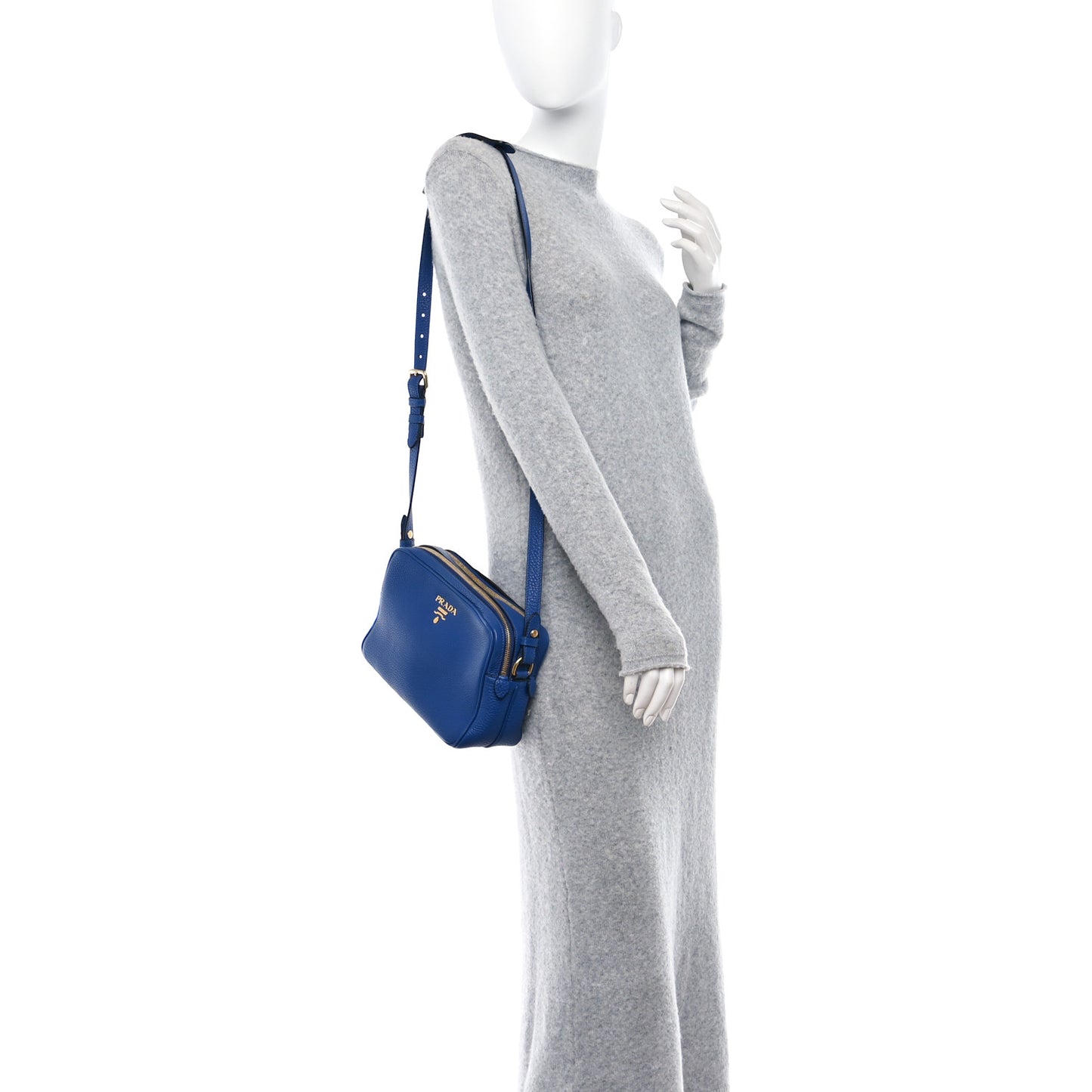 Vitello Phenix Camera Bag Blue