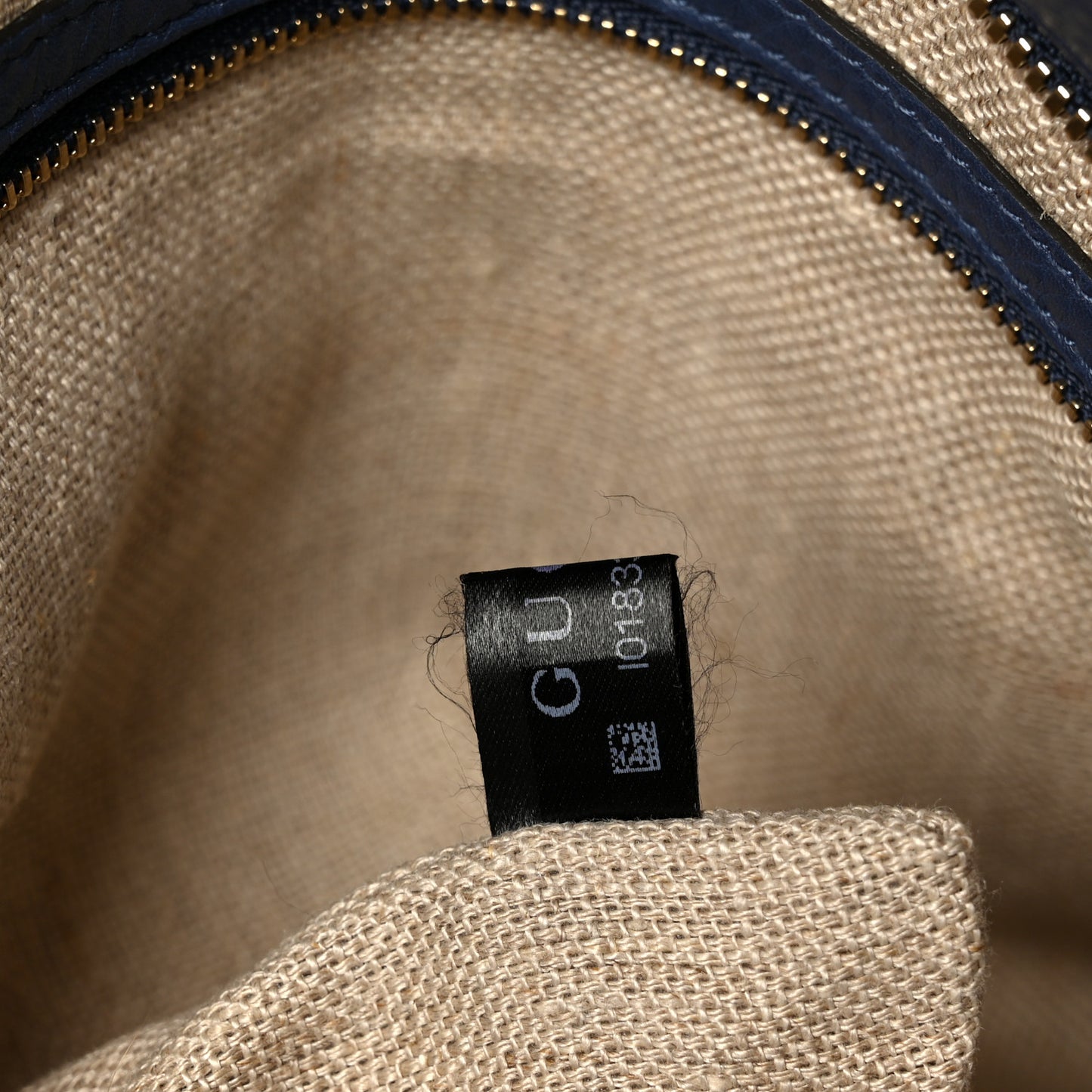 Monogram Cellarius Calfskin Tote Beige Ebony Blue