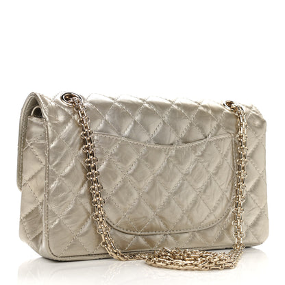 Chanel Metallic Aged Calfskin Quilted 2.55 Reissue 225 Flap Gold 3 of 10