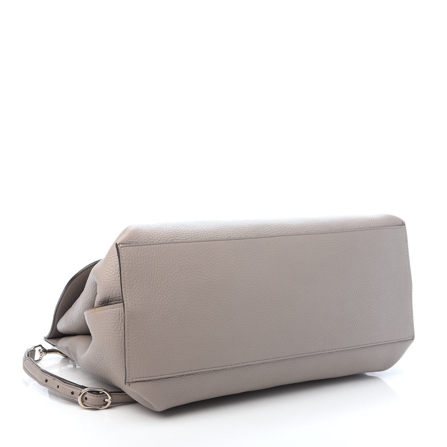 Gucci Cellarius Calfskin Large Bamboo Daily Top Handle Bag Storm Grey 4 of 9