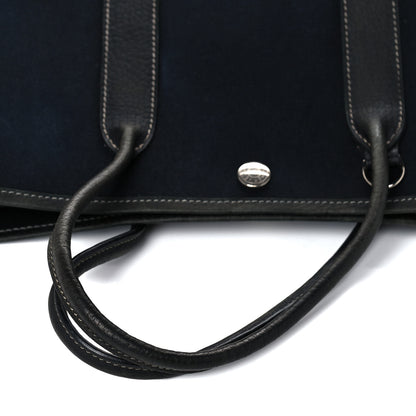 Hermes Toile Buffle Skipper Garden Party 30 TPM Black Bleu Marine 26 of 29